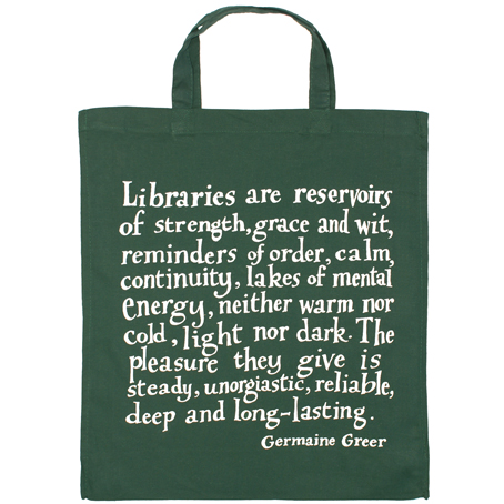 Libraries are resevoirs of strength... Libraries are resevoirs of strength...